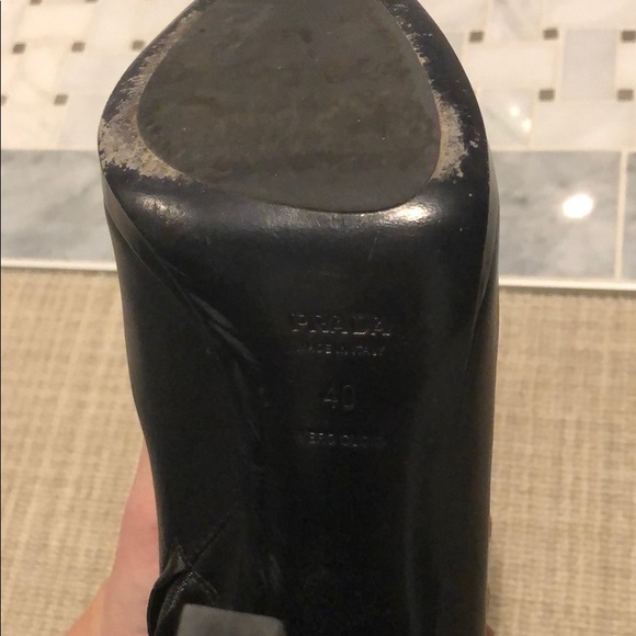 Classic Prada mid calf black booties - Picture 5 of 5